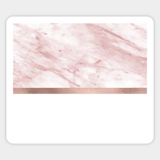 Minimalist rose gold glam Sticker